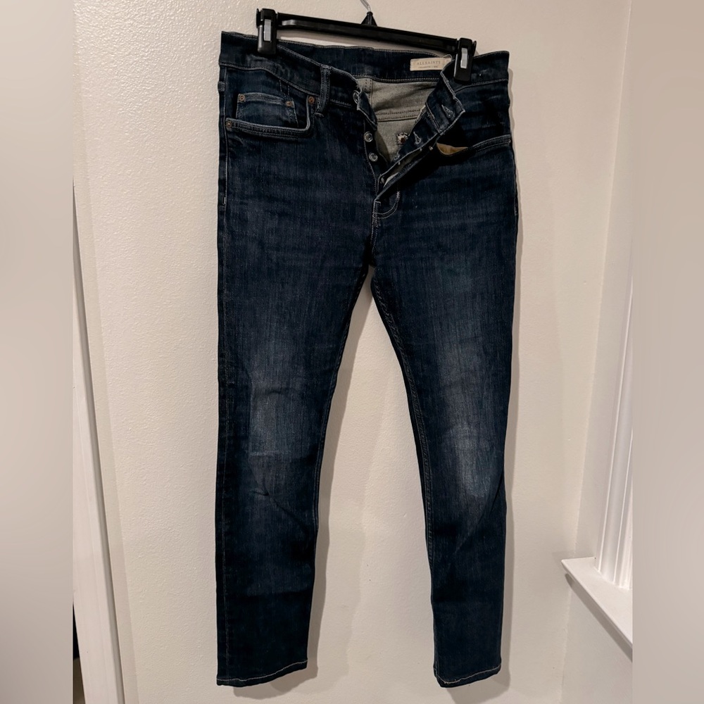 All Saints cigarette jeans
